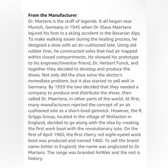 Dr. Martens 1460 Pascal 8 Eyelet Fleece Lined Wintergrip Combat Boots, Black - Picture 15 of 16